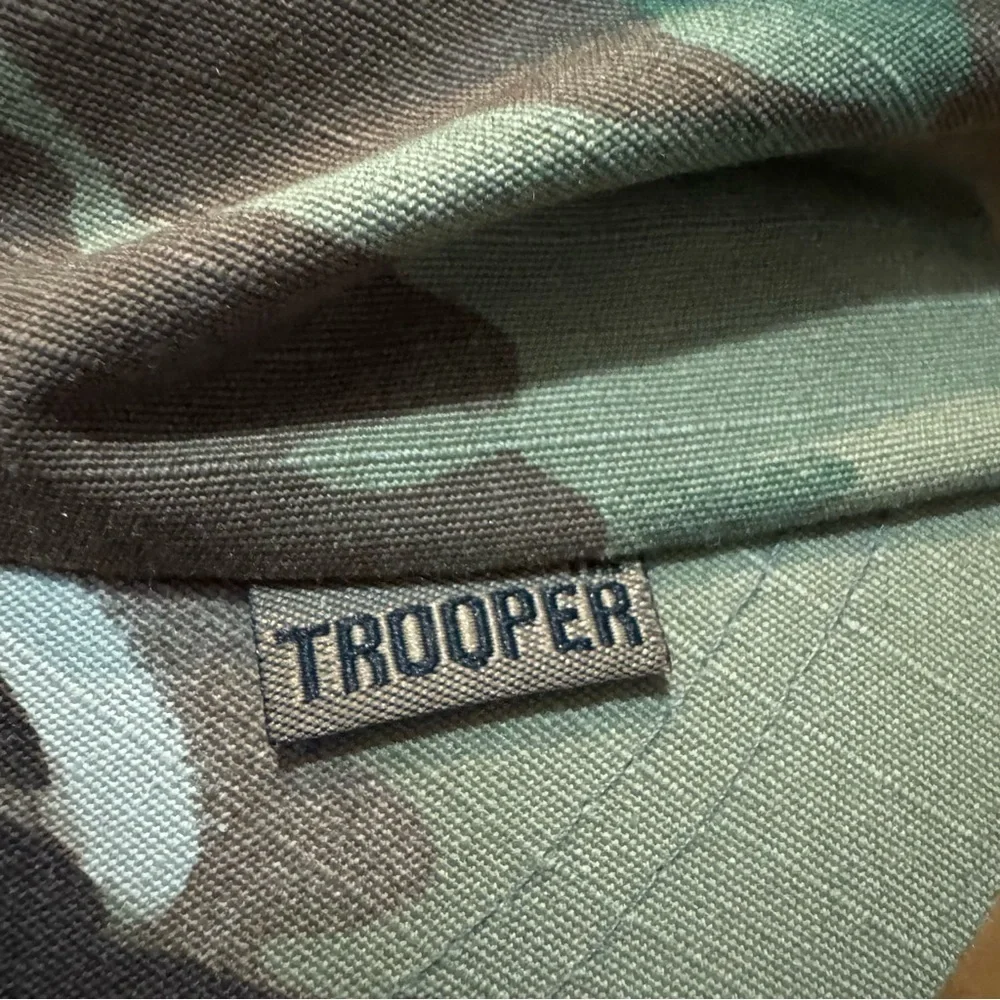 Military Camo Trooper Hat Cap Cotton Blend Childrens One Size Fits All Strapback